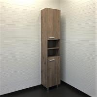 Comforty. Шкаф-колонна Марио-40 дуб темный