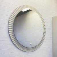 Зеркало Comforty Мадрид-70 LED-подсветка, бесконтактный сенсор, серый шёлк