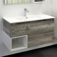 Тумба-умывальник Comforty Турин-90М дуб бежевый с раковиной Comforty 90E