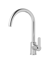 Смеситель для кухни Santek Линдос керамический картридж, хром (WH5A41008C001)