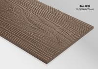 Сайдинг-панель FIBRA PLANK - 3000х200х8 RAL 8028