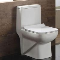 AZ-1169 Azario ZENO Унитаз-моноблок с сиденьем Slim микролифт дюропласт 640*365*740 мм ободковый (воронкообразный смыв)