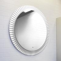 Зеркало Comforty Мадрид-70 LED-подсветка, бесконтактный сенсор, белый матовый