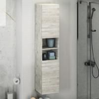 Подвесная шкаф-колонна Comforty Верона 35 дуб белый