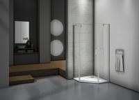 Душ. Ограждение MOKKA PNT-100-C-WE