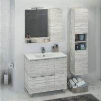 Comforty. Тумба-умывальник "Верона-90" дуб белый с раковиной Comforty 90E