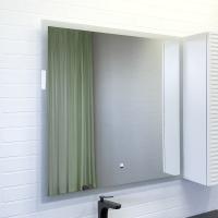 Зеркало для ванной Comforty Эдельвейс-90Э LED-подсветка, бесконтактный сенсор, антизапотевание