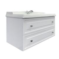Тумба-умывальник Comforty Феррара-100 белая с раковиной Comforty 3310