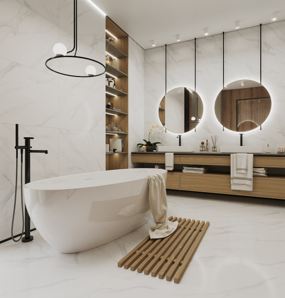 Плитка Swizer White 60x120 Polished (2 шт.в уп)