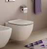 T007901 TESI AquaBlade® Подвесной унитаз,  без сиденья и крышки,с крепежом (для полностью скрытого монтажа)