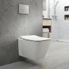 T359601 STRADA II AquaBlade® Подвесной унитаз с сидением и крышкой с функцией плавного закрытия T360101, с крепежом для полностью скрытого монтажа