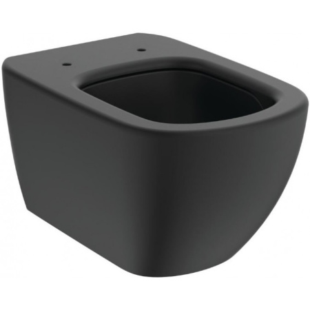 T0079V3 TESI BLACK  AquaBlade® Подвесной унитаз, глубокий смыв, сидение и крышка T3528V3 или T3527V3 заказывается дополнительно, с крепежом TT0299598