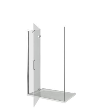 Душ. Ограждение SATURN WTW-110-C-CH-R (правое)