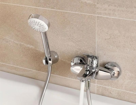 Смеситель для ванны и душа KLUDI PURE&SOLID однорычажный, хром (346810575)