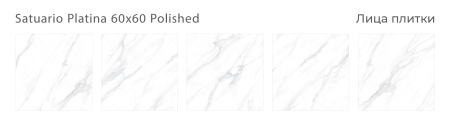 Плитка Satuario Platina 60x60 Polished (4 шт.в уп)