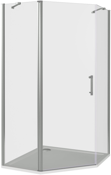 Душ. Ограждение MOKKA PNT-100-C-WE