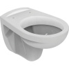 W740601 ECCO/EUROVIT Подвесной унитаз, глубокий смыв, без сидения и крышки. Для монтажа с сидением и крышкой W302601 или W303001