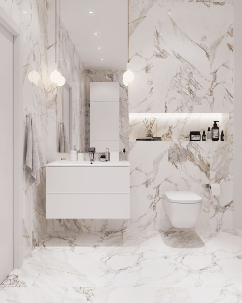 Плитка Statuario Altimo 60x120 Polished (2 шт.в уп)