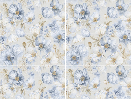 Плитка Elite Bluebell Decor A+B 60x120 Matt 2 шт в комплекте (1 уп=1,44 М2)