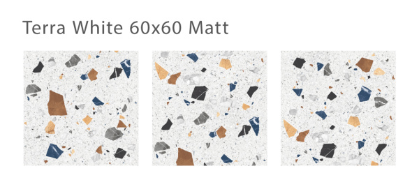 Плитка Terra White 60x60 Matt (4 шт.в уп)