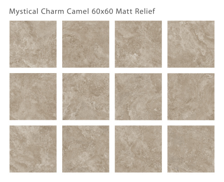 Плитка Mystical Charm Camel Relief Matt 60x60 (4 шт.в уп)