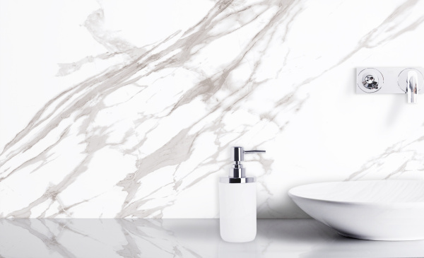 Плитка Remix Statuario 60x120 Polished (2 шт.в уп) холодный тон прожилок