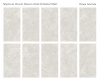 Плитка Mystical Charm Bianco Relief Matt 60x120 (2 шт.в уп)