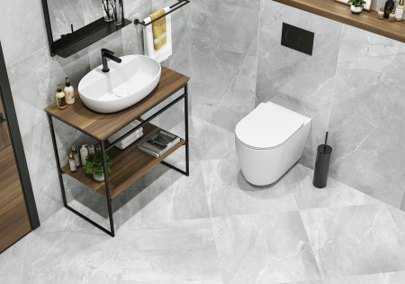 6060AMB15P Armani Marble Gray Керамогранит полированный 600*600*8 (4 шт в уп/54.72  м в пал)