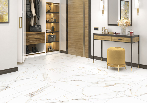 GFA57ECL04R керамогранит матовый Extra Calacatta 570*570*8,5 (5 шт в уп/48,735 м в пал)