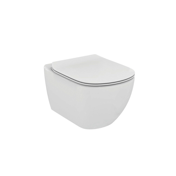 T007901 TESI AquaBlade® Подвесной унитаз,  без сиденья и крышки,с крепежом (для полностью скрытого монтажа)