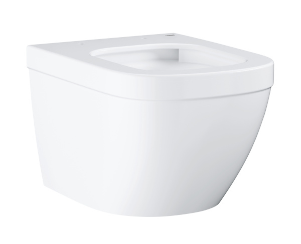 39206000 Euro Ceramic Унитаз подвесной безободковый, компактный, 490 x 374 мм (126309 - 16 шт.)