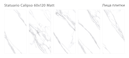 Плитка Statuario Calipso 60x120 Matt (2 шт.в уп)
