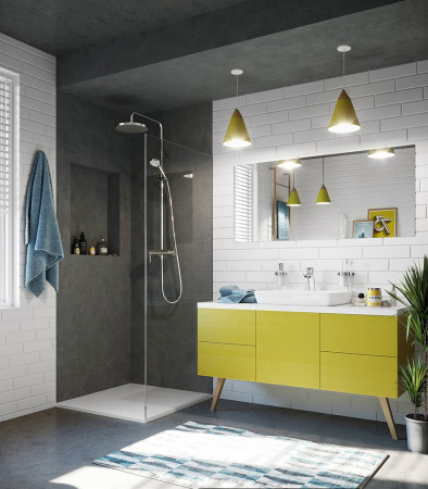 Душевая система KLUDI LOGO DUAL SHOWER SYSTEM с термостатом, хром (6809405-00)