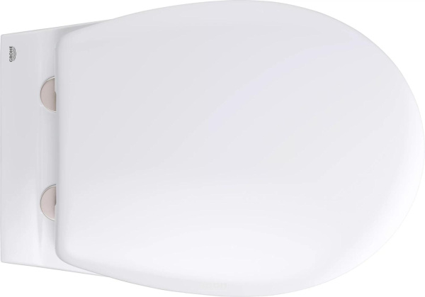39351000 Bau Ceramic Унитаз подвесной, безободковый с сиденьем микролифт, белый