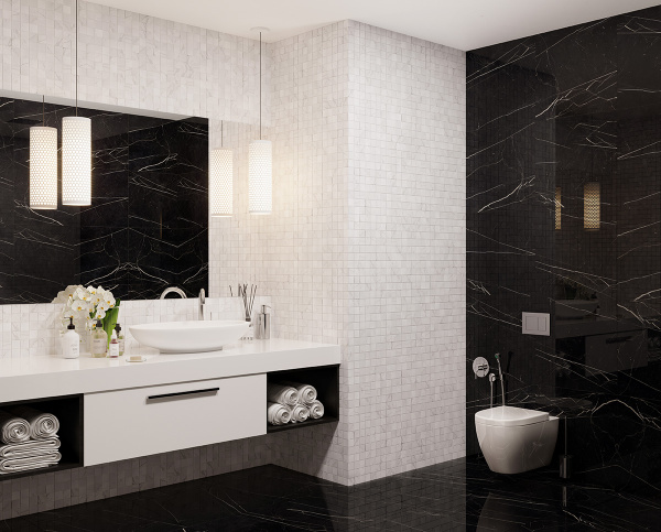 Плитка Conical Black 60x60 High Gloss (4 шт.в уп)