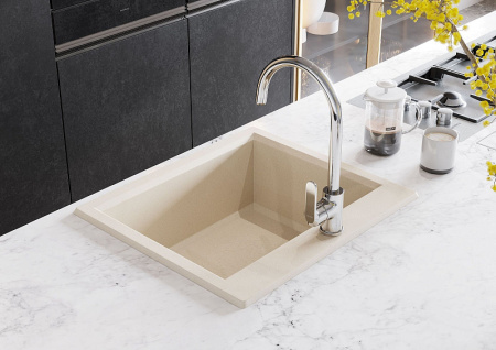 Смеситель для кухни Santek Линдос керамический картридж, хром (WH5A41008C001)