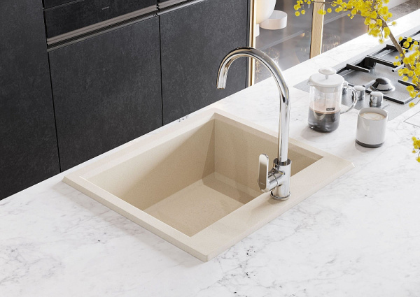 Смеситель для кухни Santek Линдос керамический картридж, хром (WH5A41008C001)
