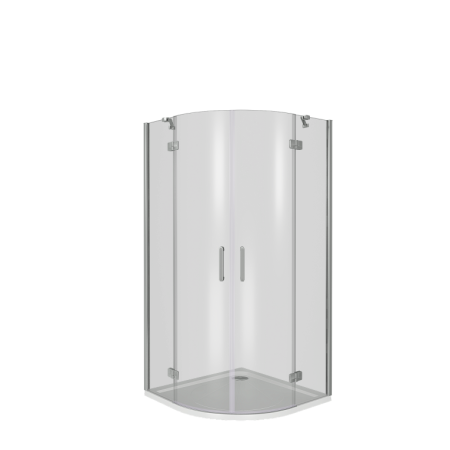 Душ.Ограждение SATURN R-90-C-CH