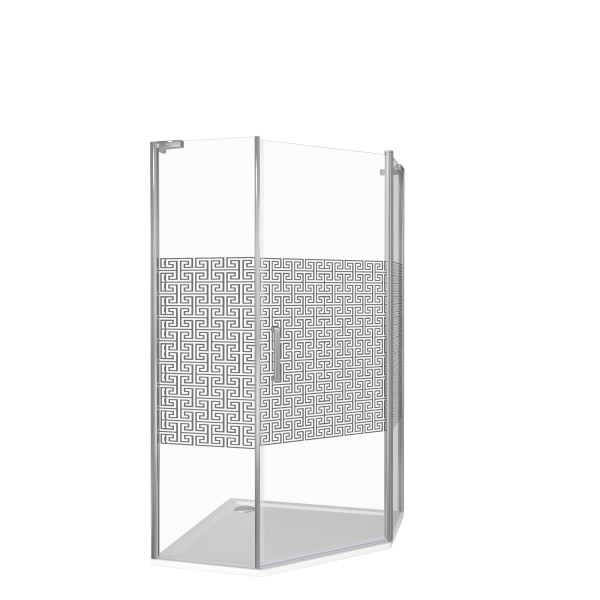 Душ. Ограждение FANTASY PNT-100-F-CH
